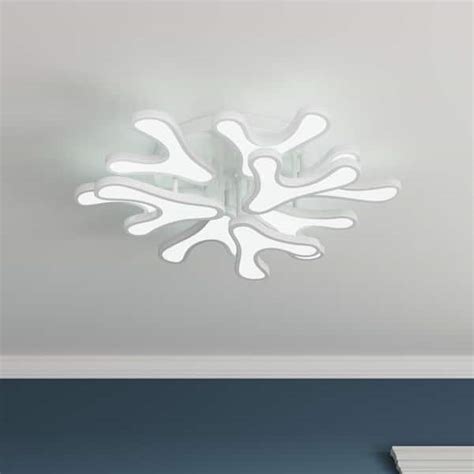 acrylic led lights gucci|Aiwen Modern 29.52 in. Unique White Acrylic Dimmable LED .